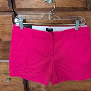 J. Crew High Waist Pink Shorts